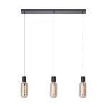Eglo Luce Pendente Maione Acciaio Nero | IP20 - Adatto per 3x E27 