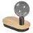 Ledvance Lampada Da Tavolo Decor Legna/Nero | Adatto per 1xE27 - Touch/A 3 Livelli Dimmerabile