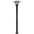 Nordlux Lønstrup 32 Lampada a piedistallo Metallo e Vetro Nero | 320mm - IP44 - Adatto per E27