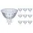 Confezione Multipack 10x Philips Corepro LED Faretti GU5.3 MR16 4.4W 390lm 36D - 840 Bianco Freddo | Sostitutiva 35W