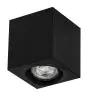 Ledvance Surface Faretti Piazza Nero| 80mmx80mm - Adatto Per  GU10